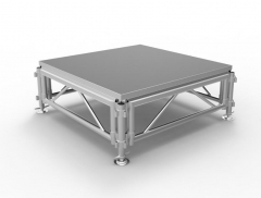 122x122cm height 30 to 60CM adjustable aluminum assembly stage