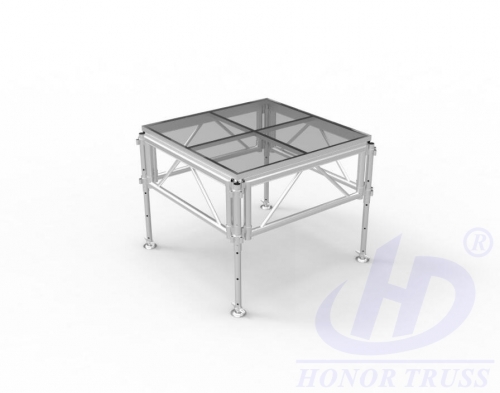 4x4ft aluminum acrylic stage deck for wedding