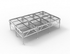 4x4ft aluminum acrylic stage deck for wedding