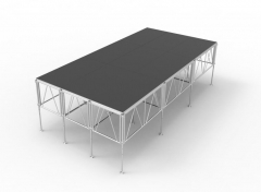 122x244cm height 150 to 200CM Portable aluminum modular stage deck