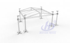 PYRAMID STAGE ROOF TRUSS 12x9x7m