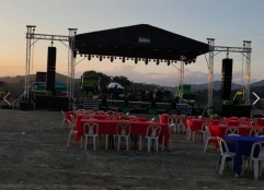 PYRAMID STAGE ROOF TRUSS 12x9x7m