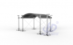 ARC TRUSS STAGE ROOF 8x6x5m