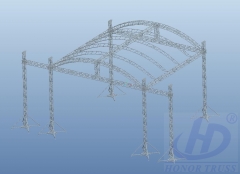 ARC TRUSS STAGE ROOF 10x10x9m