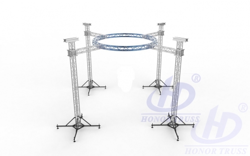 circle truss Stage Roof Truss 6X6M