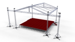 PYRAMID STAGE ROOF TRUSS 10x8x6m