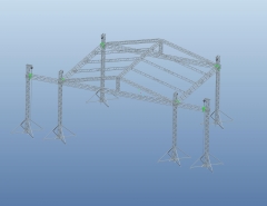 PYRAMID STAGE ROOF TRUSS 12x8x6m