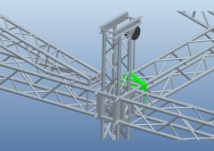 PYRAMID STAGE ROOF TRUSS 12x8x6m