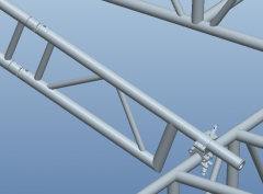 290mm single-row spigot truss joint is suitable for roofs